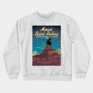 Mount Saint Helens Washington USA Crewneck Sweatshirt